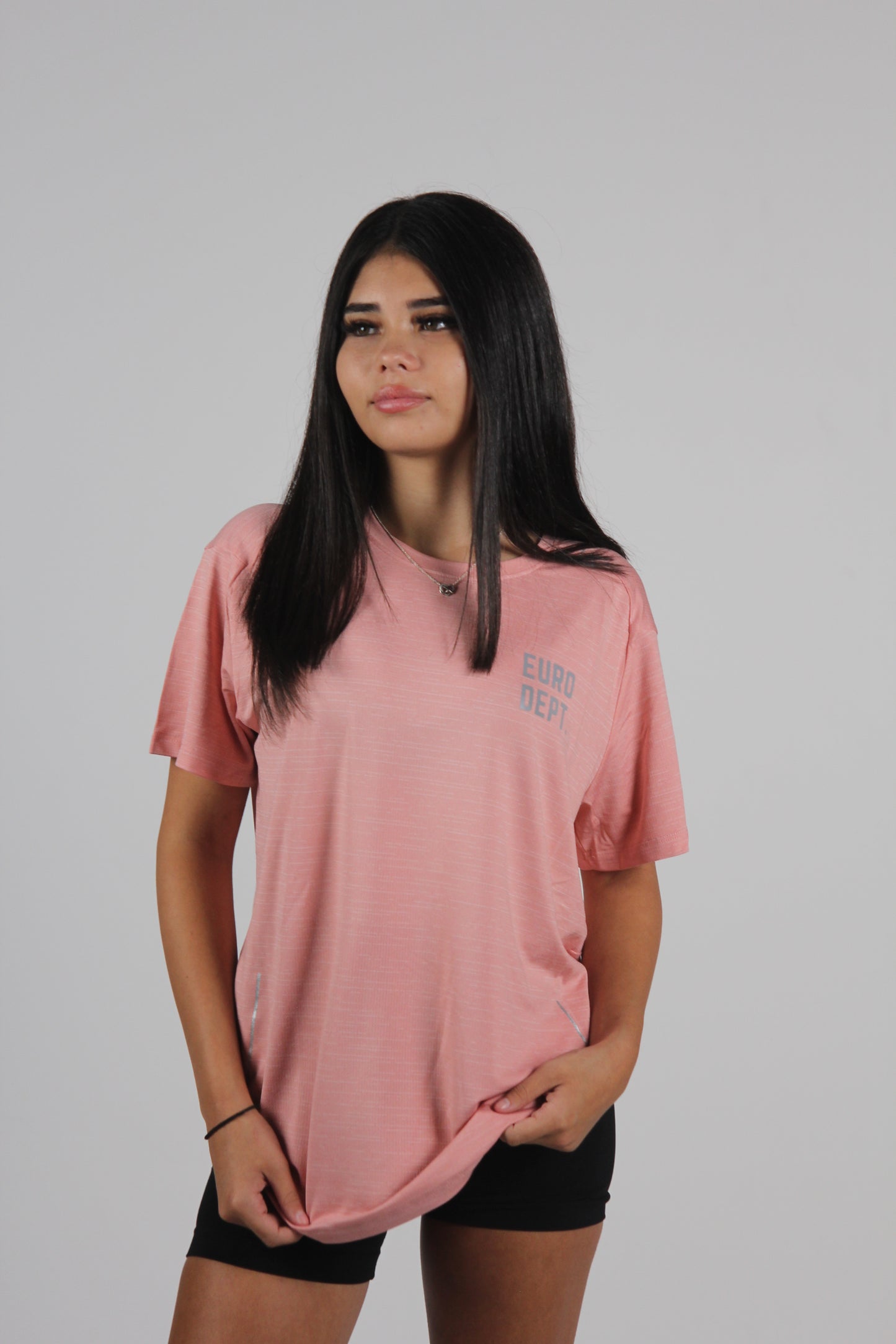 EURO DEPT. Pink GYM Shirt.
