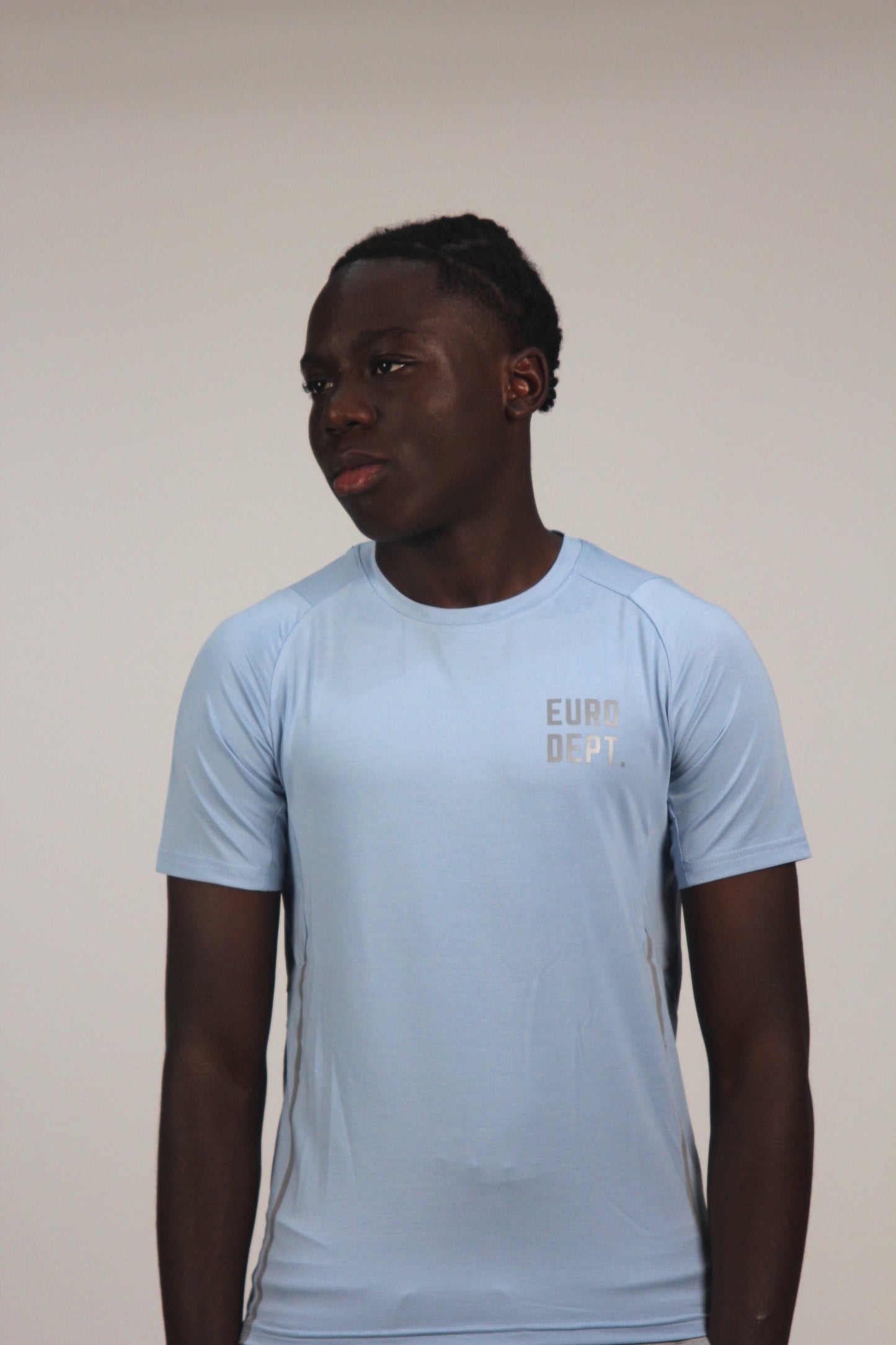 EURO DEPT. Baby Blue GYM Shirt