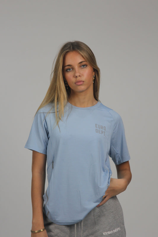 EURO DEPT. Baby Blue GYM Shirt.